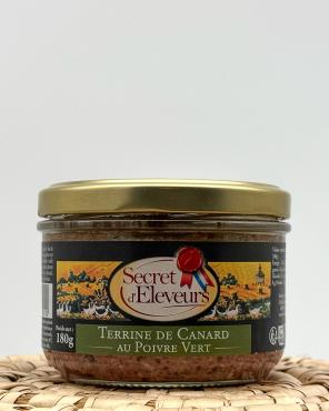 Andeterrine med grøn peber