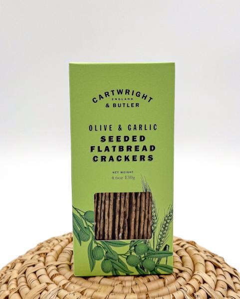 Oliven og hvidløgs brødsnacks